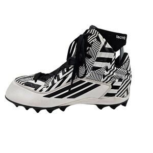 Adidas Adizero Football Cleats Shoes‎ Mens Size 8 White Black Techfit S85505